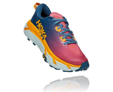 Hoka One One Mafate Speed 3 - Sapatos De Caminhada Mulher Azuis | PT-YxQUnhE